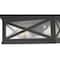 Z-Lite Brookside 2 Light Outdoor Flush Ceiling Mount Fixture, Black And Clear Seedy 583F-BK - alternate 5
